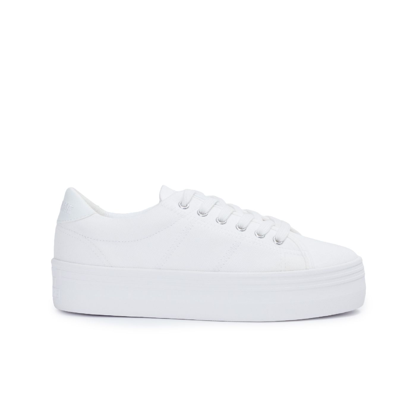 PLATO M SNEAKER  -  CANVAS  - BIANCO